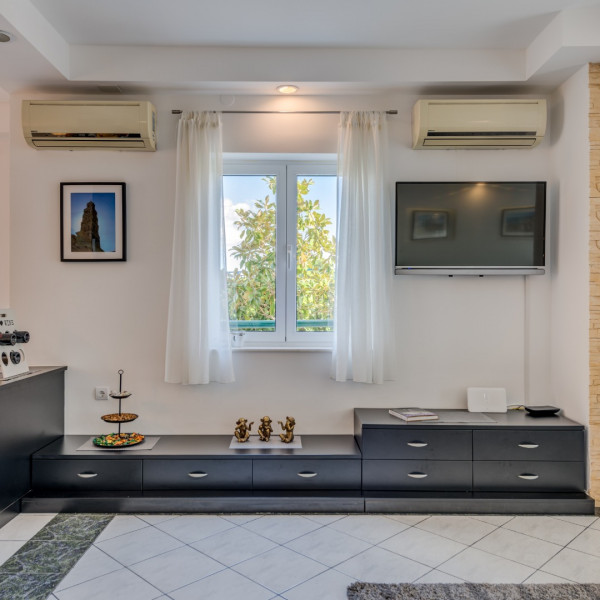 Living room, Villa Marica, Villa Marica with a pool, gym, and jacuzzi in the heart of Split Split