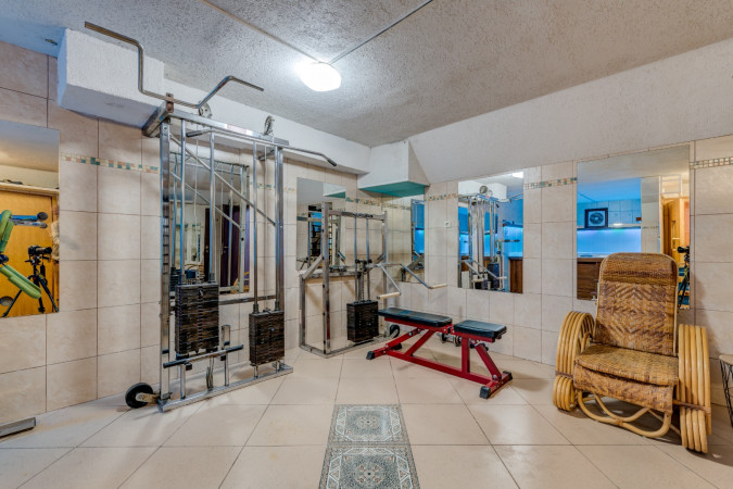 Wellness and Fitness room, Villa Marica with a pool, gym, and jacuzzi in the heart of Split Split
